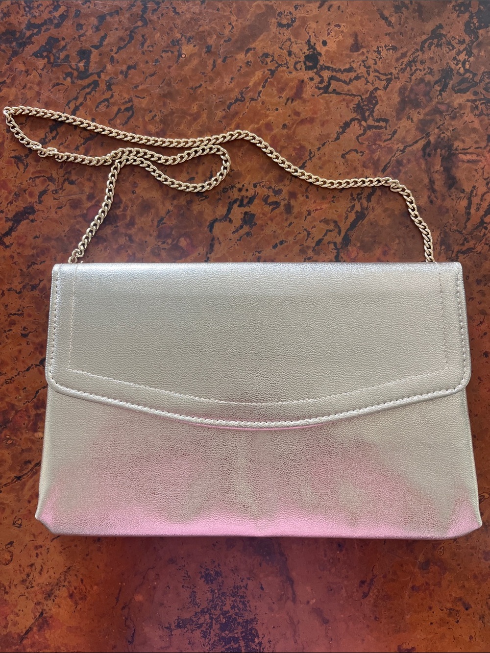Vintage Harry Levine H L USA Gold Purse